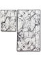 Mijölnir Juego de alfombras de baño Marble - White